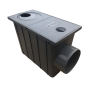 Preview: Regensinkkasten Grau fi 50-110mm Dachrinnenablauf Regenablauf